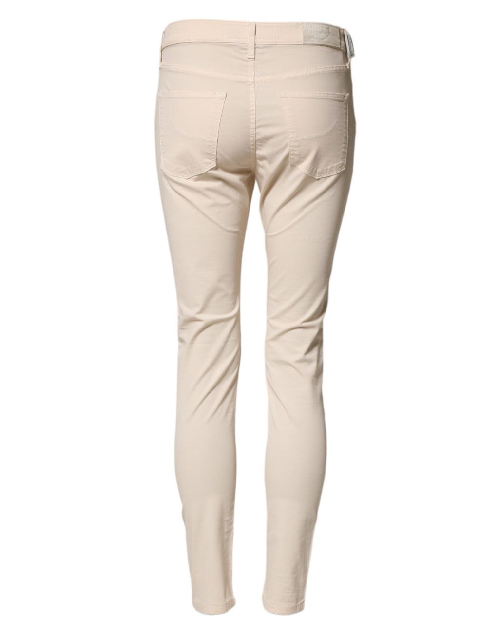 Jean coupe skinny taille mi-haute en denim Jacob Cohen beige