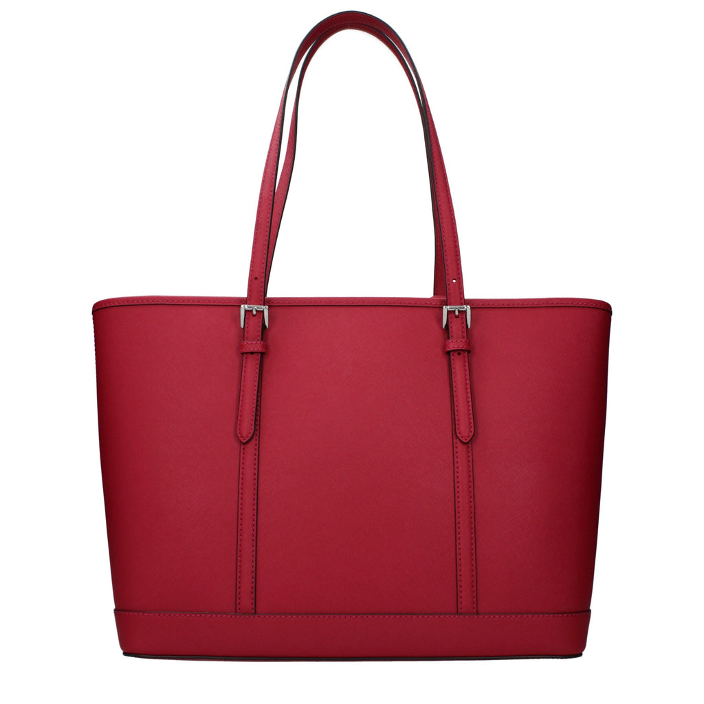 Sac bandoulière en cuir rouge Michael Kors