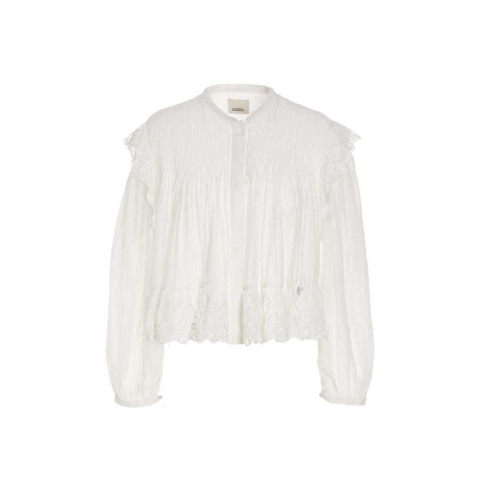 Haut en viscose blanc Isabel Marant