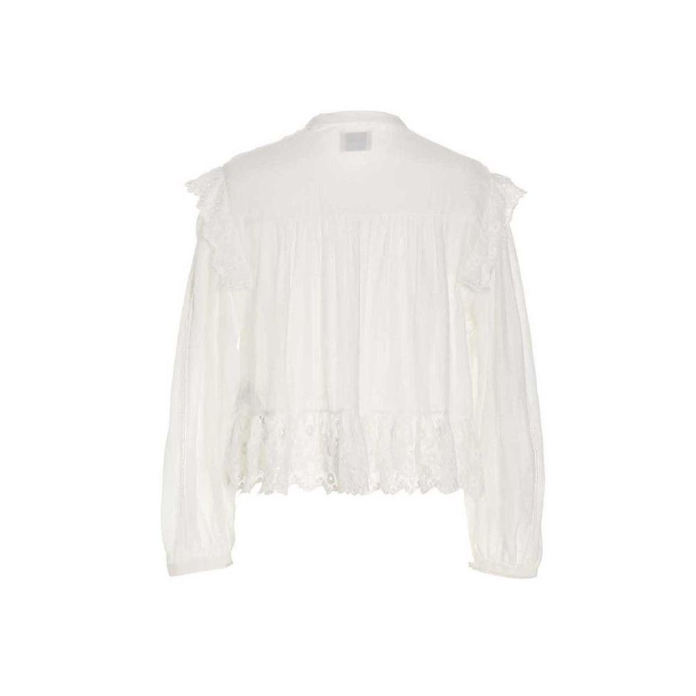 Haut en viscose blanc Isabel Marant