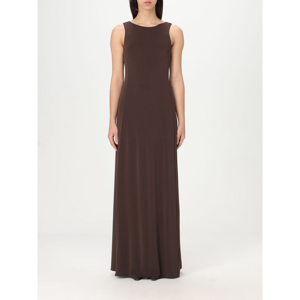 Robe décontractée Max Mara marron en jersey