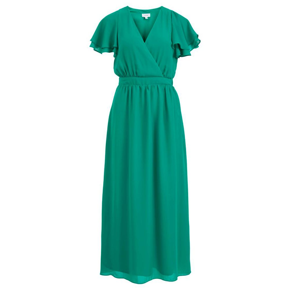 Robe décontractée bicolore en polyester Vila Clothes