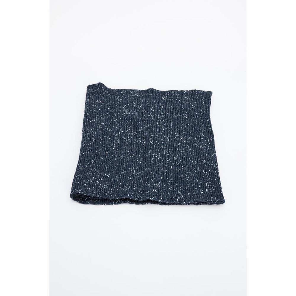 Gas Blue Marabou Scarf