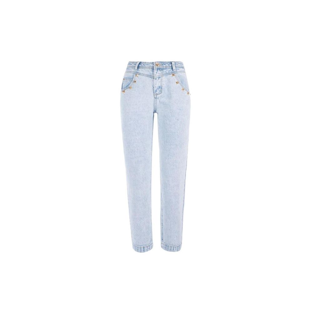 Jean Boyfriend en Coton Bleu Yes Zee