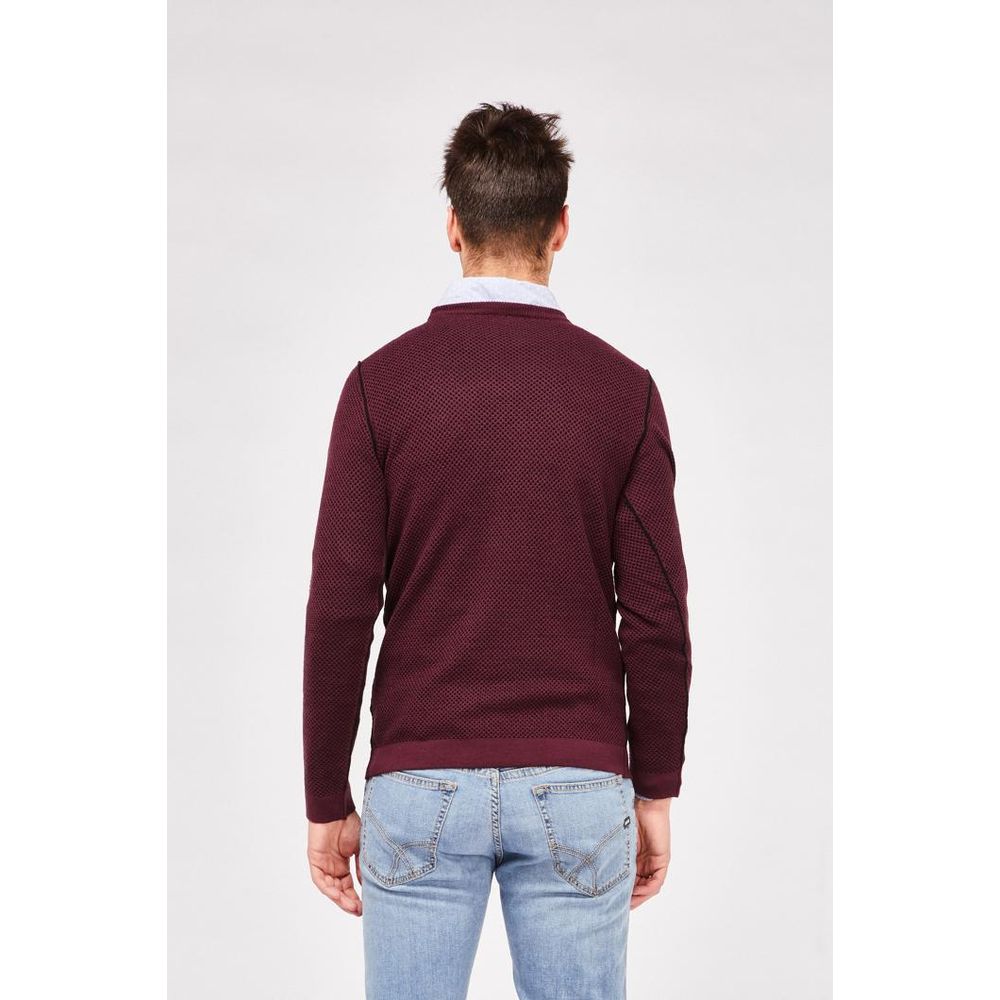 Sweat-shirt en laine Gas Bordeaux