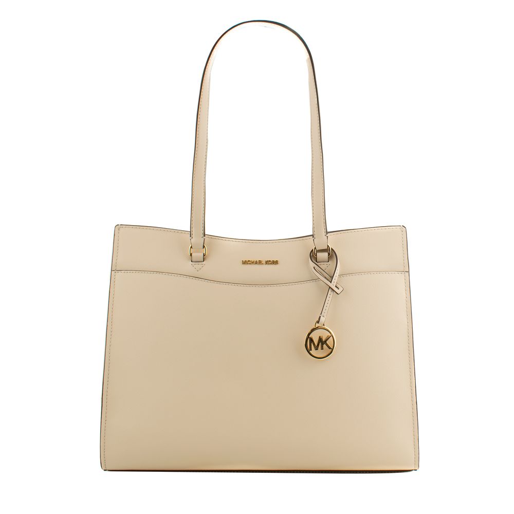 Sac cabas Michael Kors en cuir beige