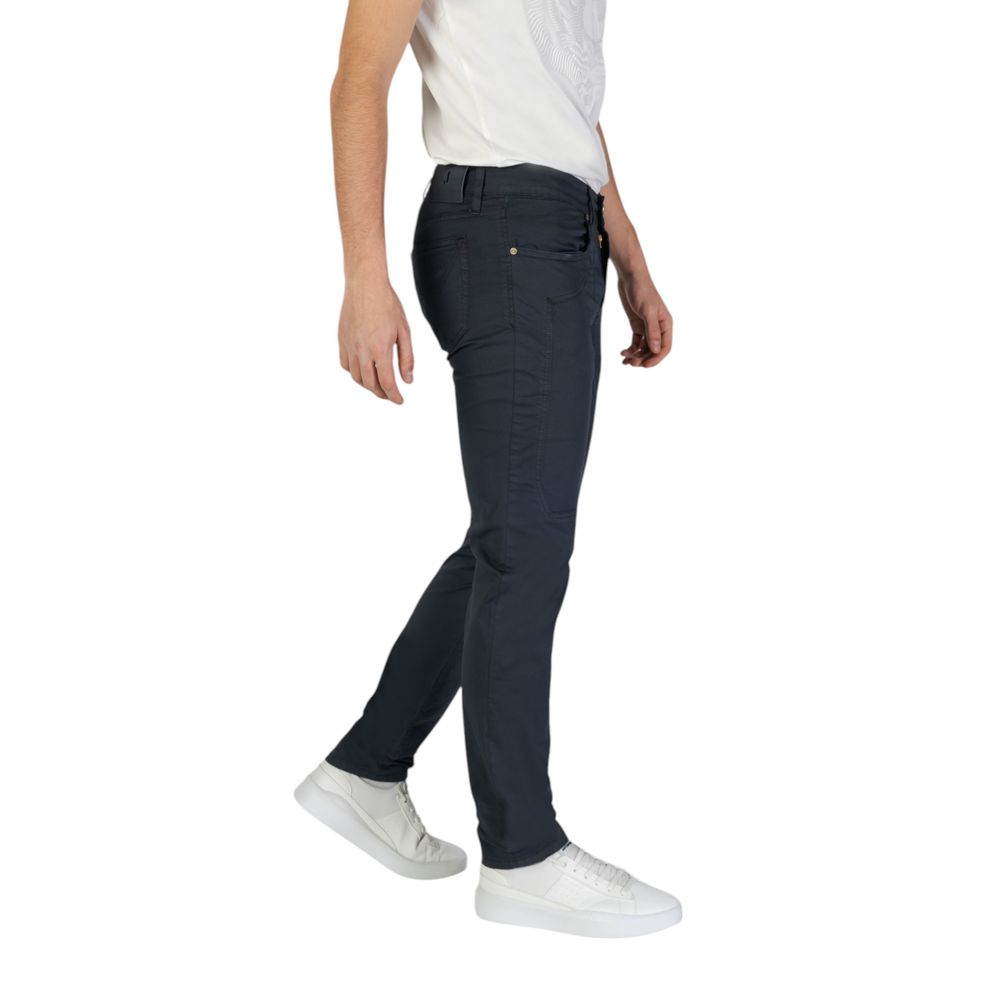 Jeckerson Blue Cotton Skinny Pants