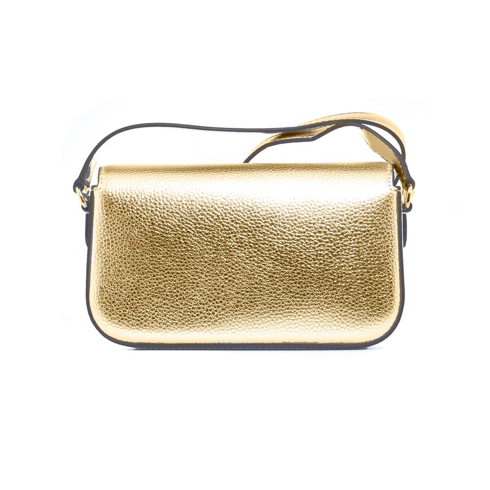Sac bandoulière en cuir doré Michael Kors