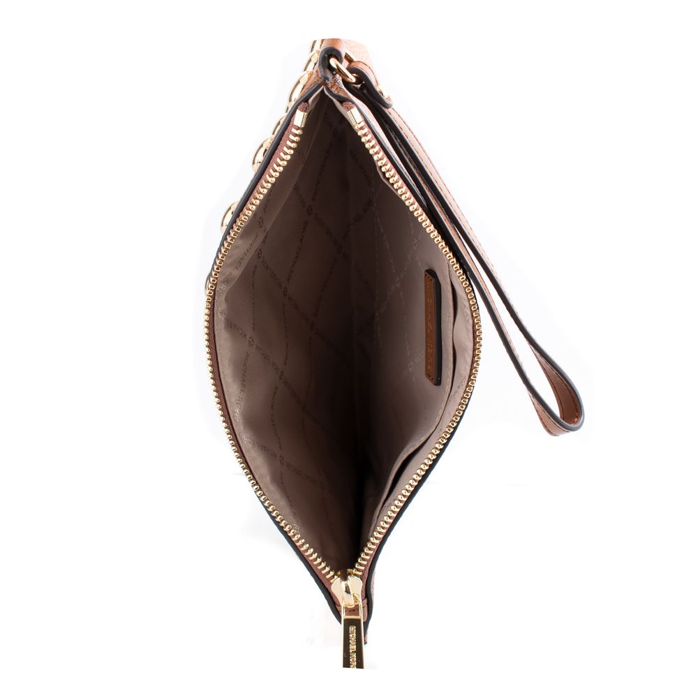 Michael Kors Black Leather Clutch Bag