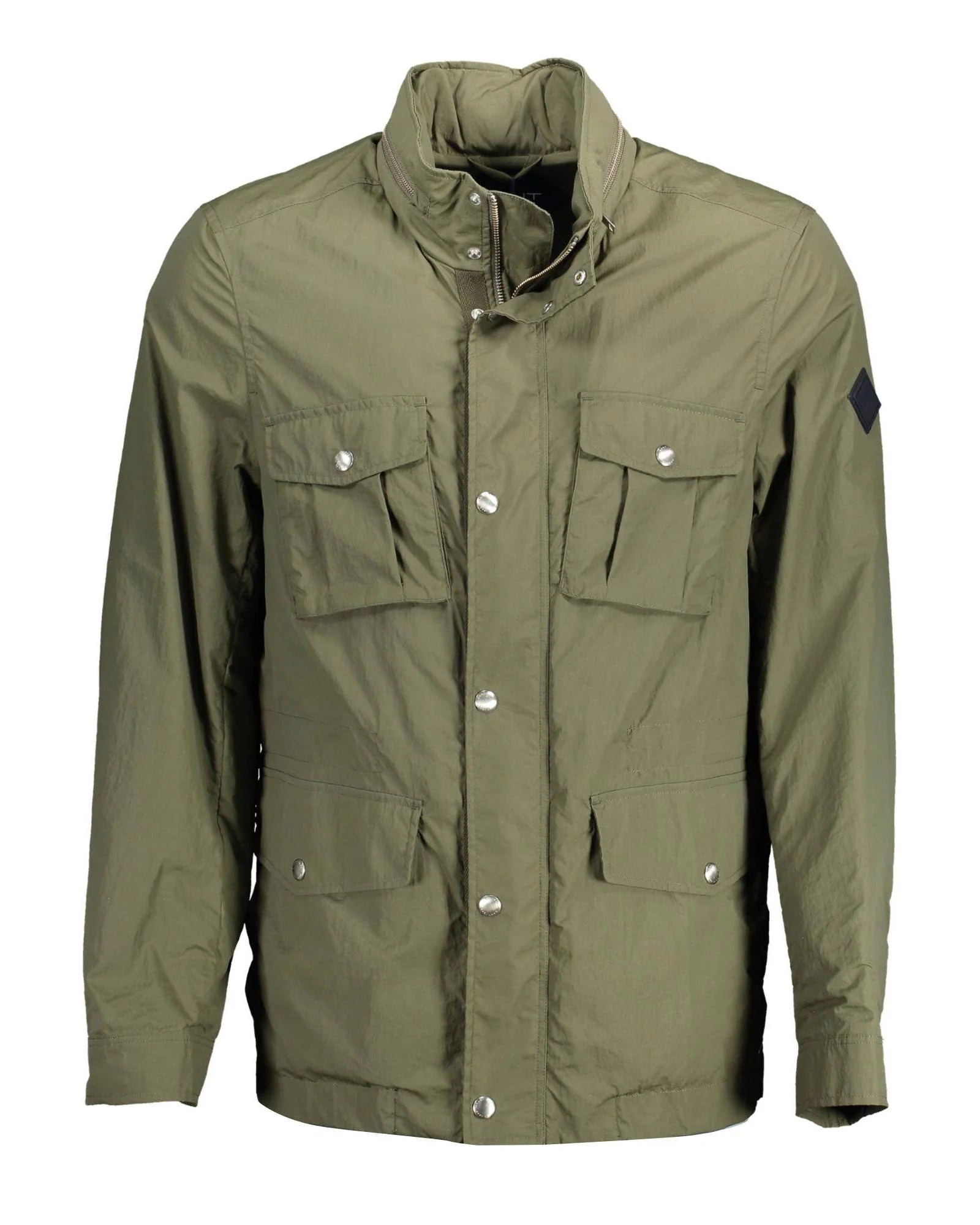 Veste Coquille Gant en Polyamide Marron