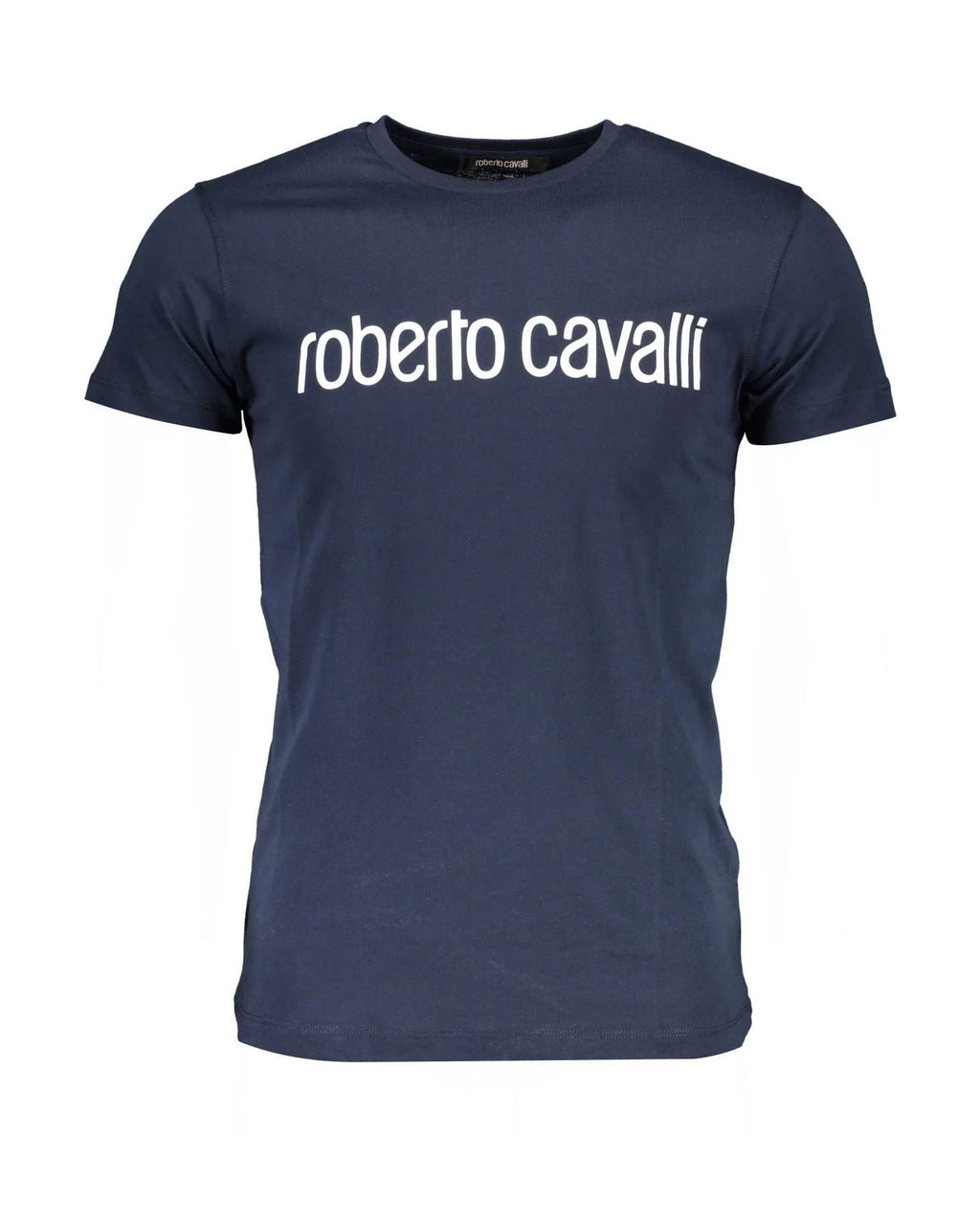 Roberto Cavalli Blue Cotton T-Shirt