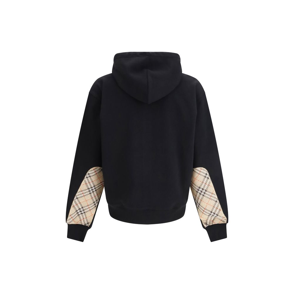 Sweat-shirt en coton noir Burberry