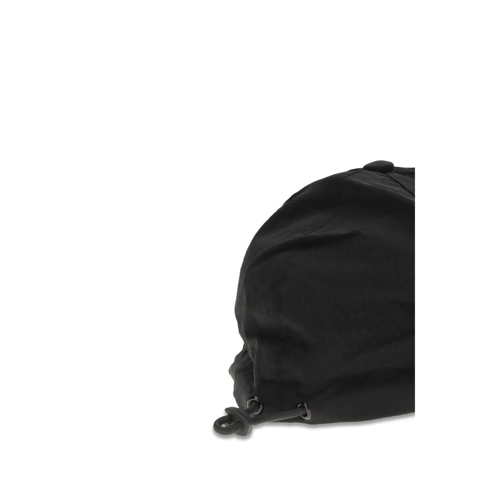 Stone Island Black Nylon Cap (Baseball Hat)