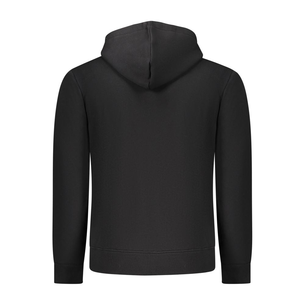 Sweat-shirt à capuche pour homme en coton noir Coveri Moving