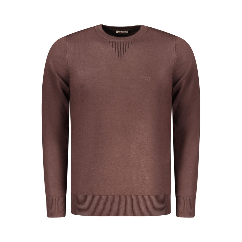 Pull Homme Viscosa Marrone Rifle