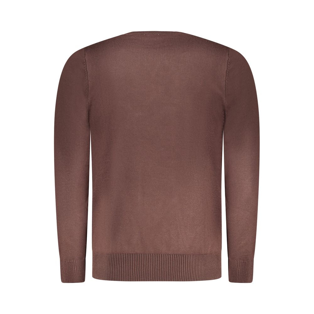 Pull Homme Viscosa Marrone Rifle