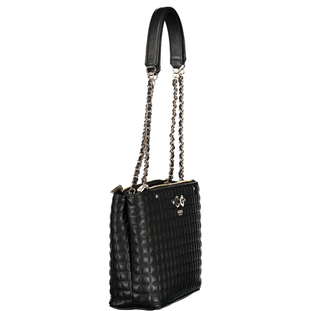 Sac à main Guess pour femme en polyuréthane noir