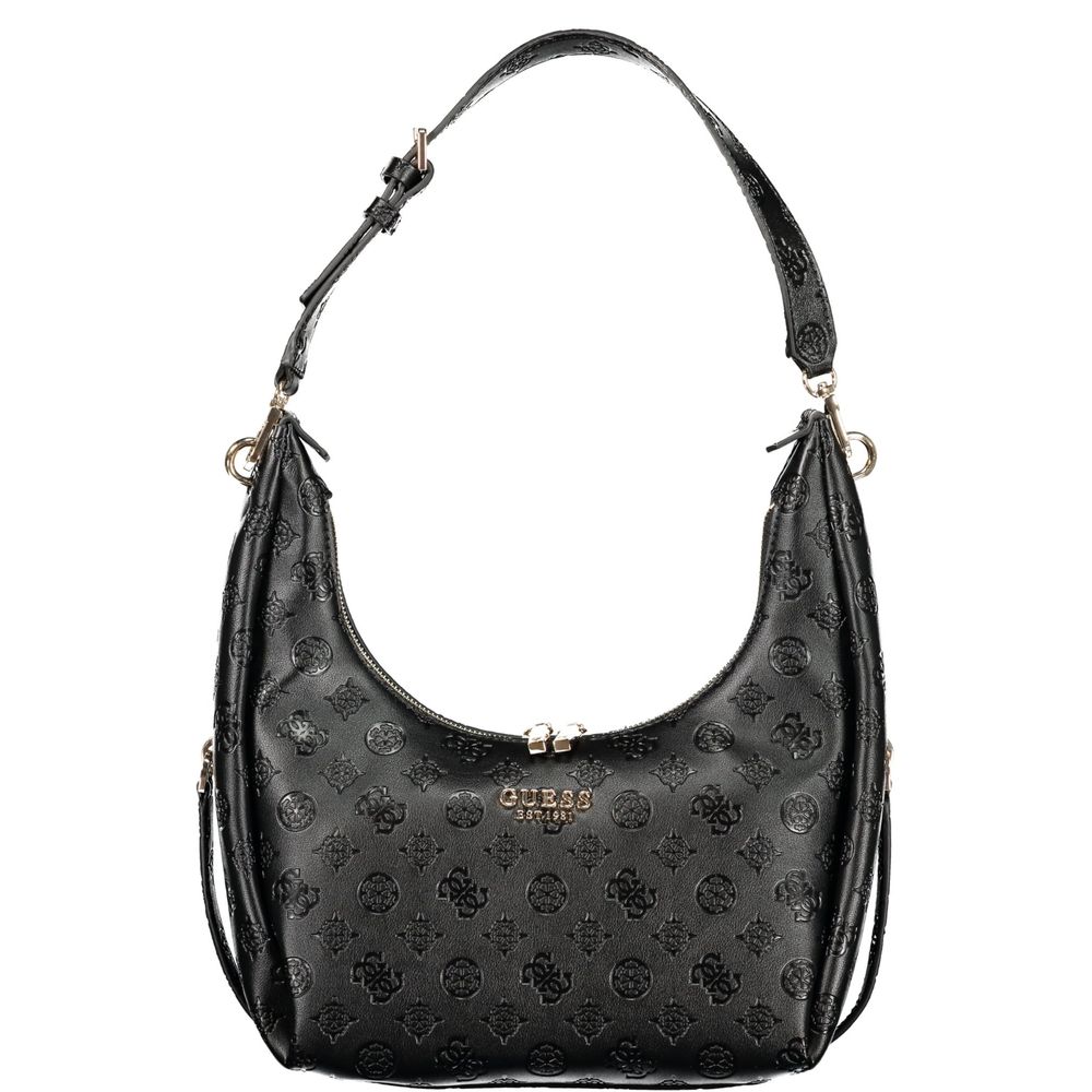 Sac à main Guess en polyuréthane noir pour femme