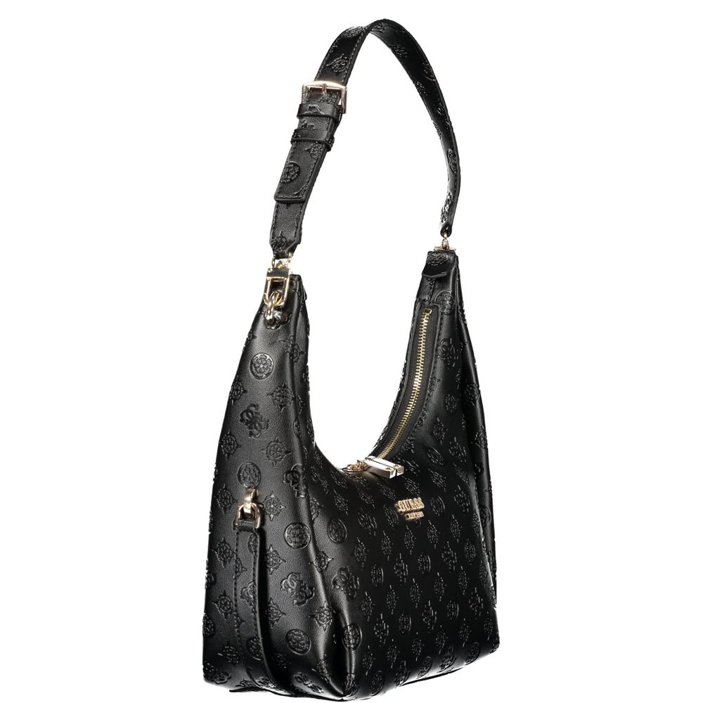 Sac à main Guess en polyuréthane noir pour femme