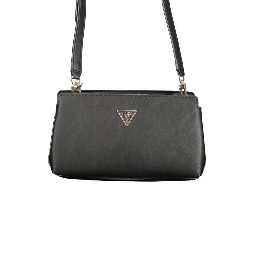 Guess Jeans Sac à bandoulière pour femme en polyuréthane noir