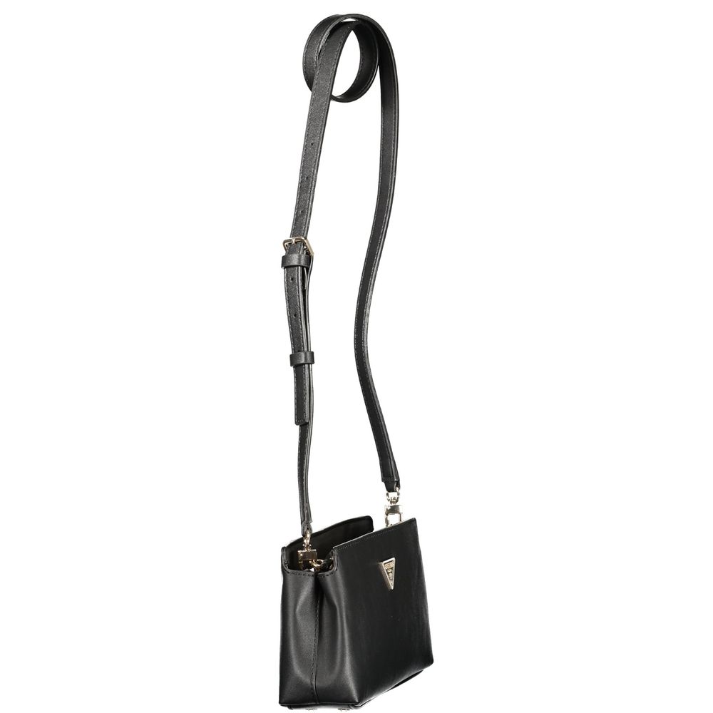Guess Jeans Sac à bandoulière pour femme en polyuréthane noir