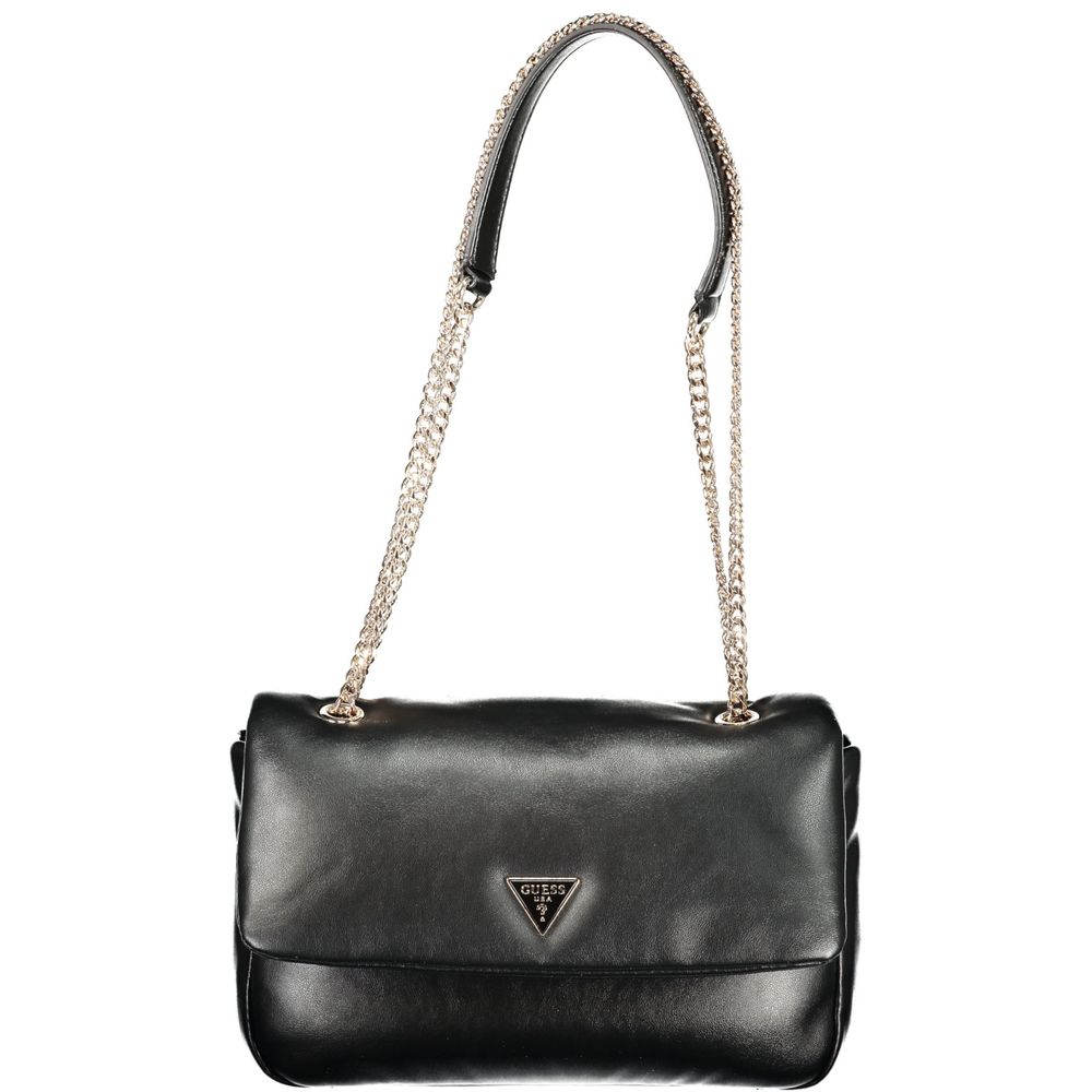 Sac à main Guess pour femme en polyuréthane noir