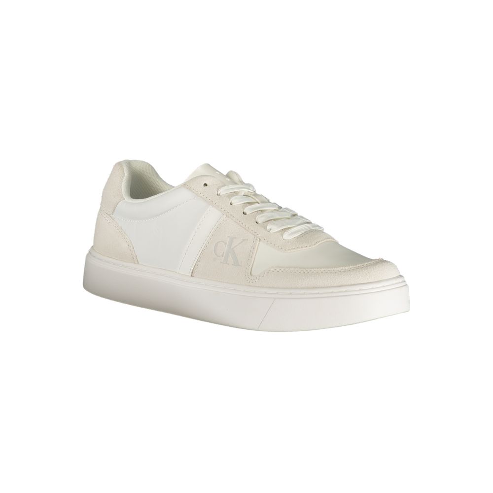 Baskets Calvin Klein Bianco en polyester pour homme