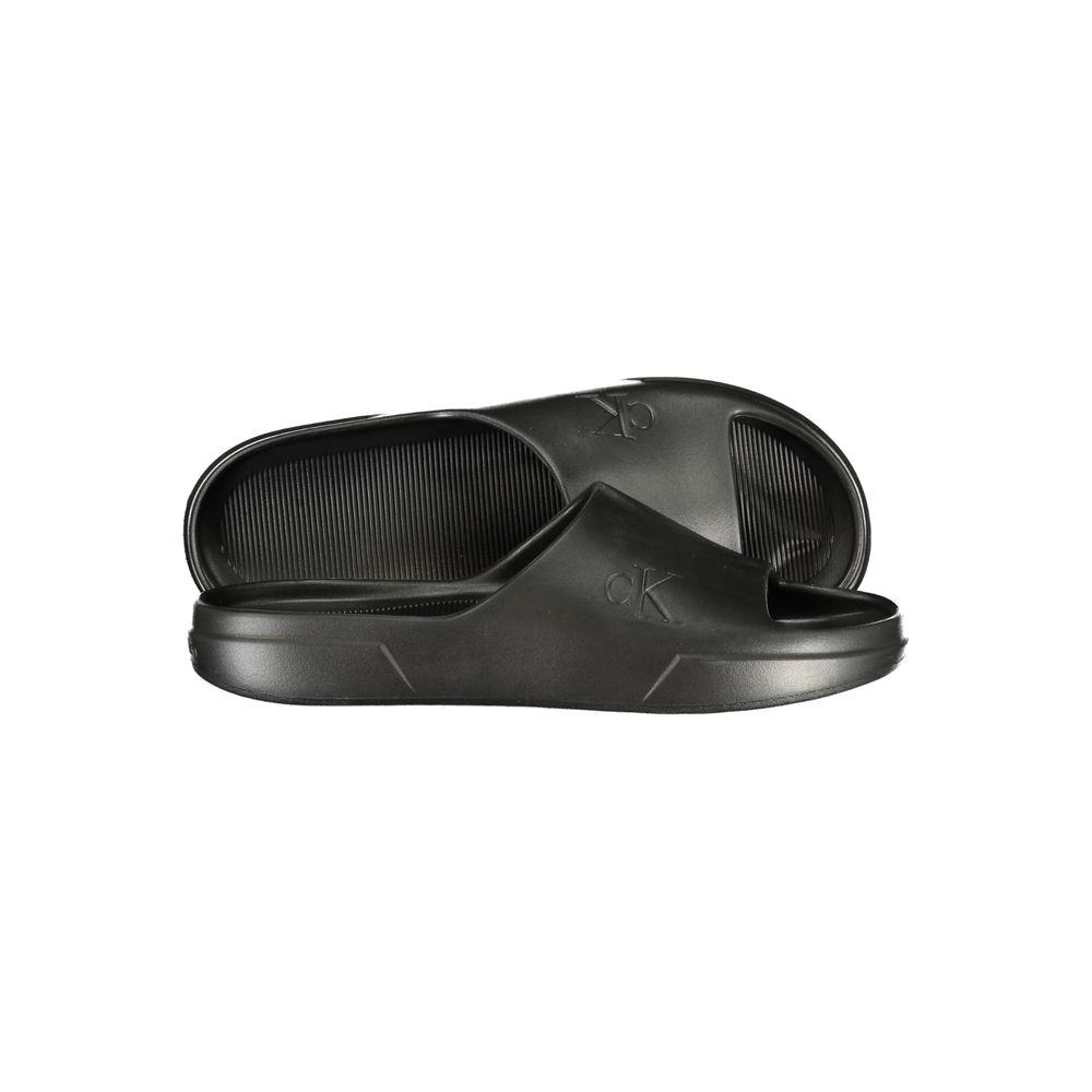Calvin Klein Nero Polyurethane Mens Slipper