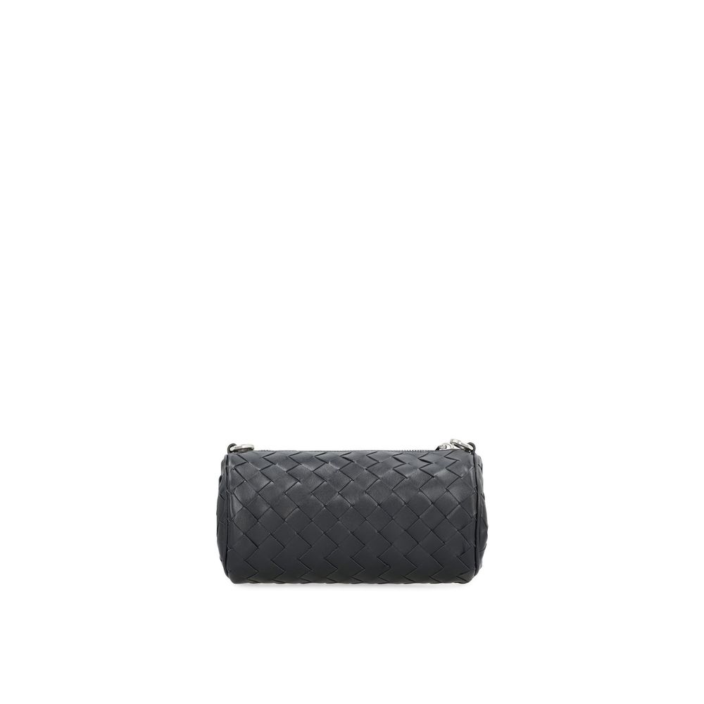 Bottega Veneta Black Calfskin Shoulder Bag