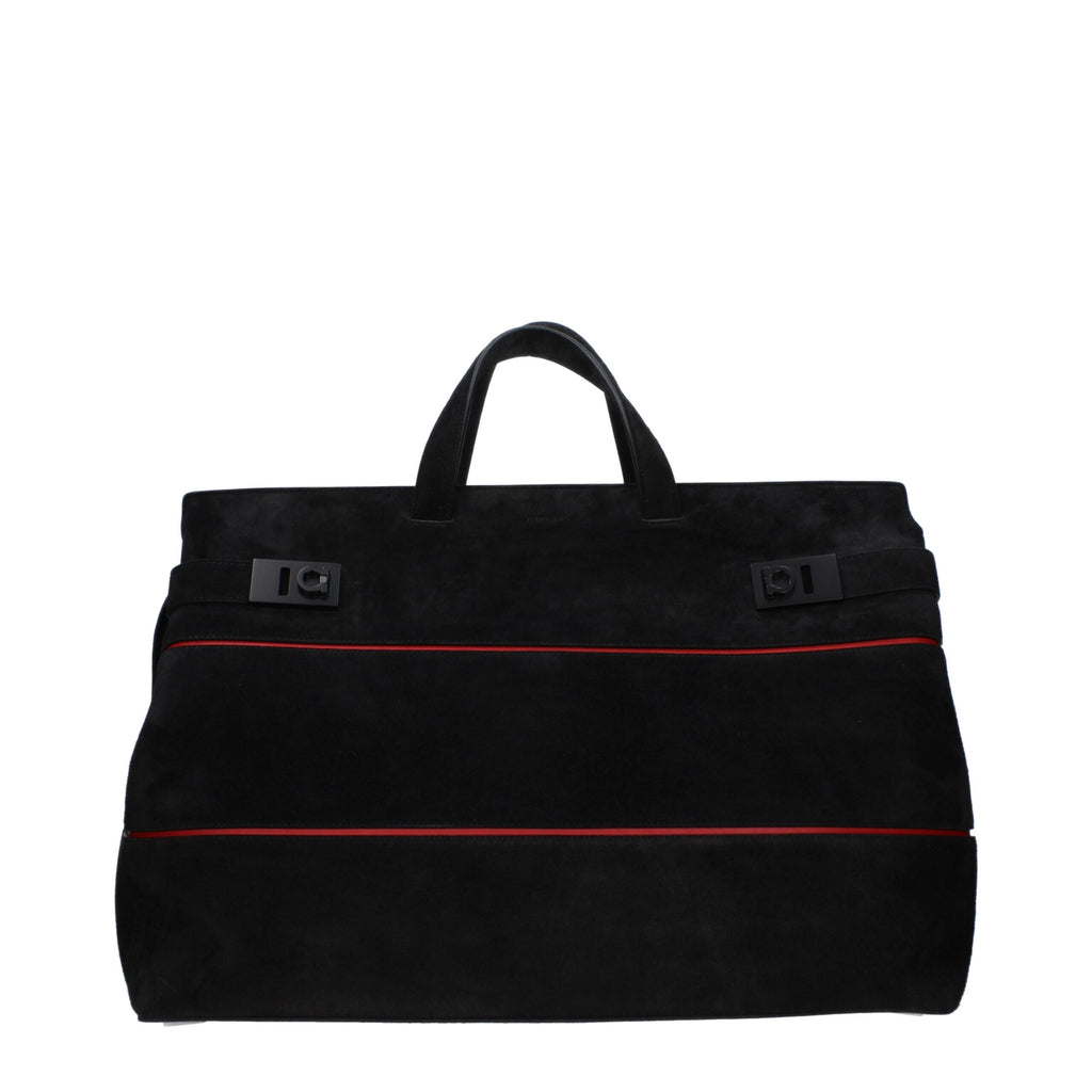 Salvatore Ferragamo Black Leather Handbag