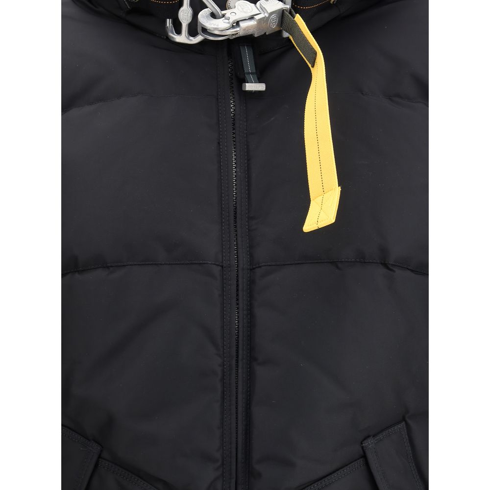 Parajumpers Black Nylon Coat