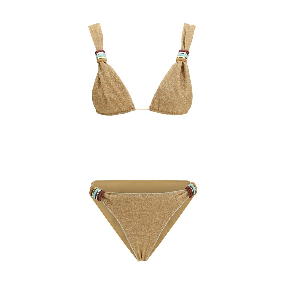 Oséree Gold Polyamide Bikini