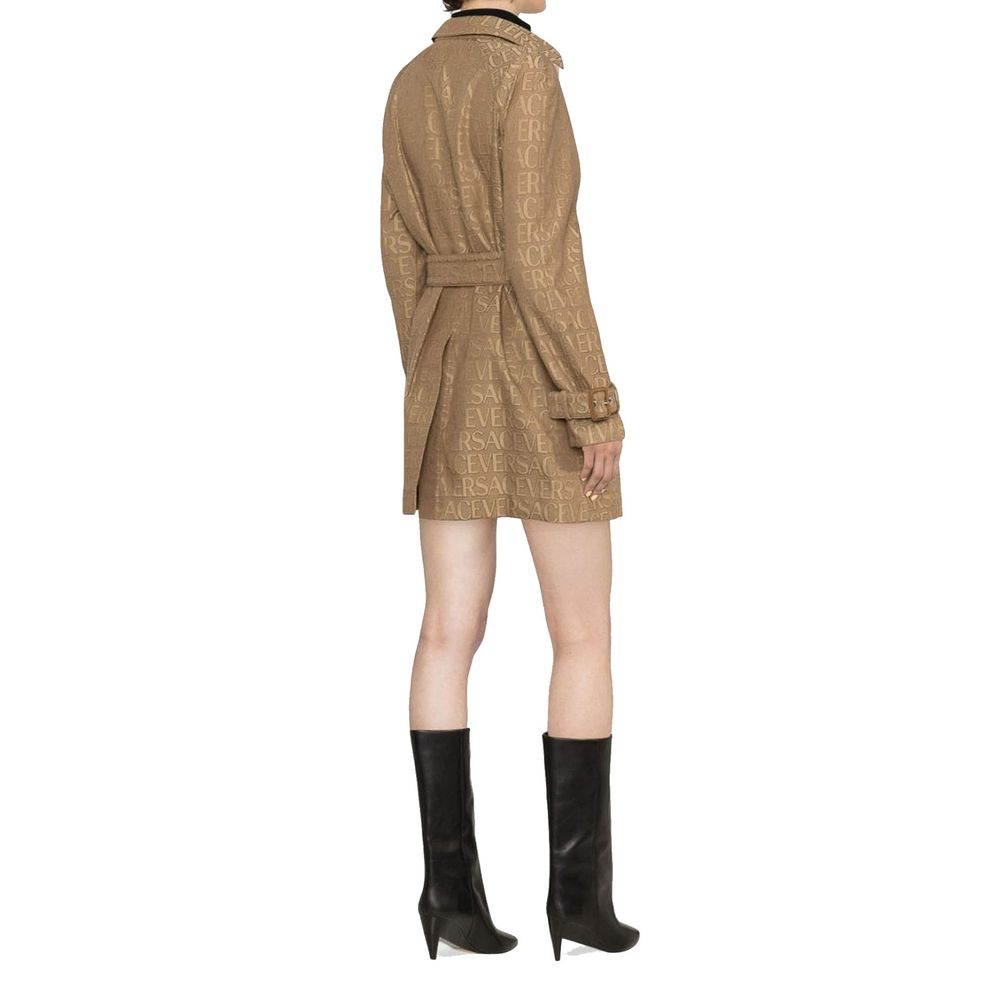 Versace Beige Cotton Coat