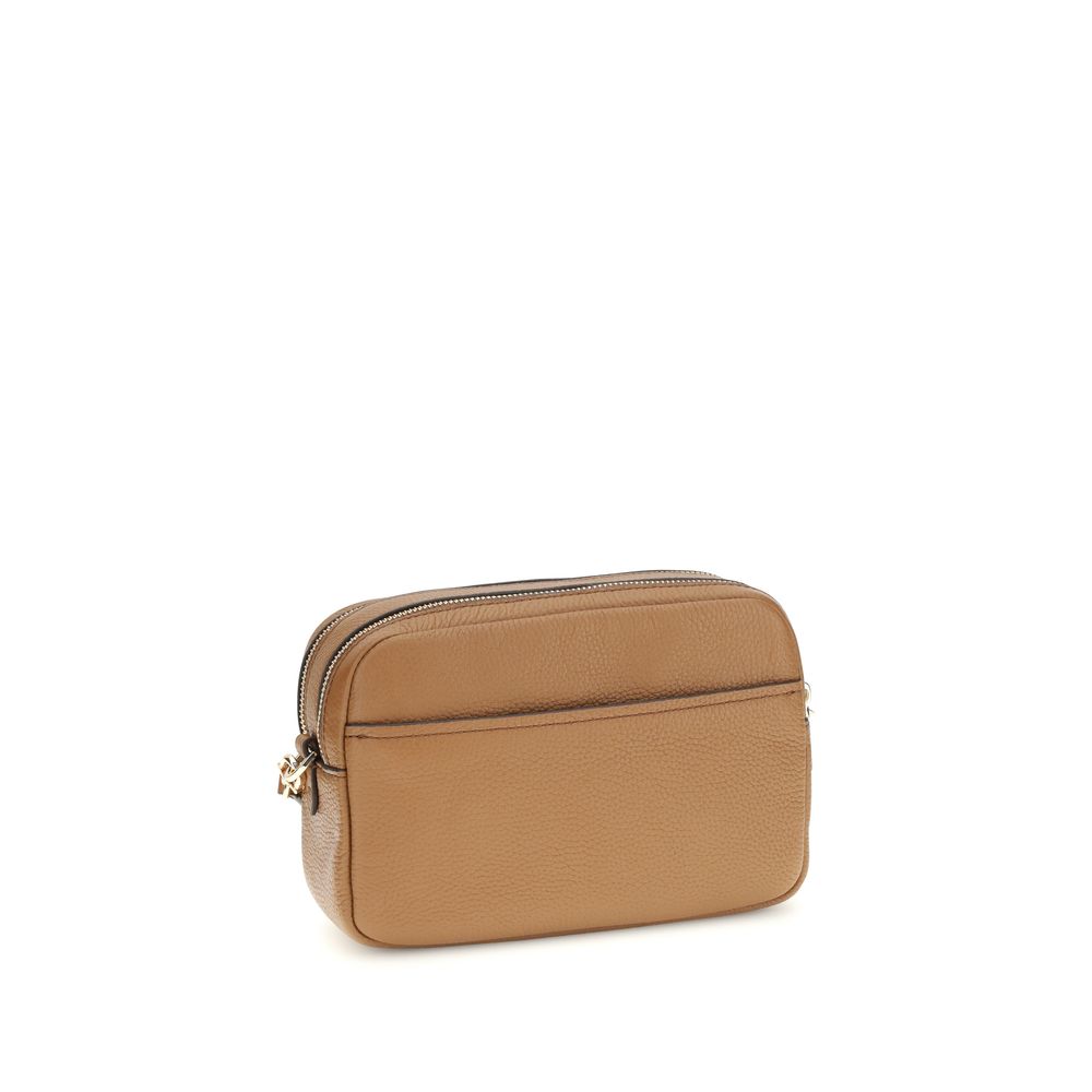 Sac bandoulière Michael Kors en cuir de veau marron Bos Taurus