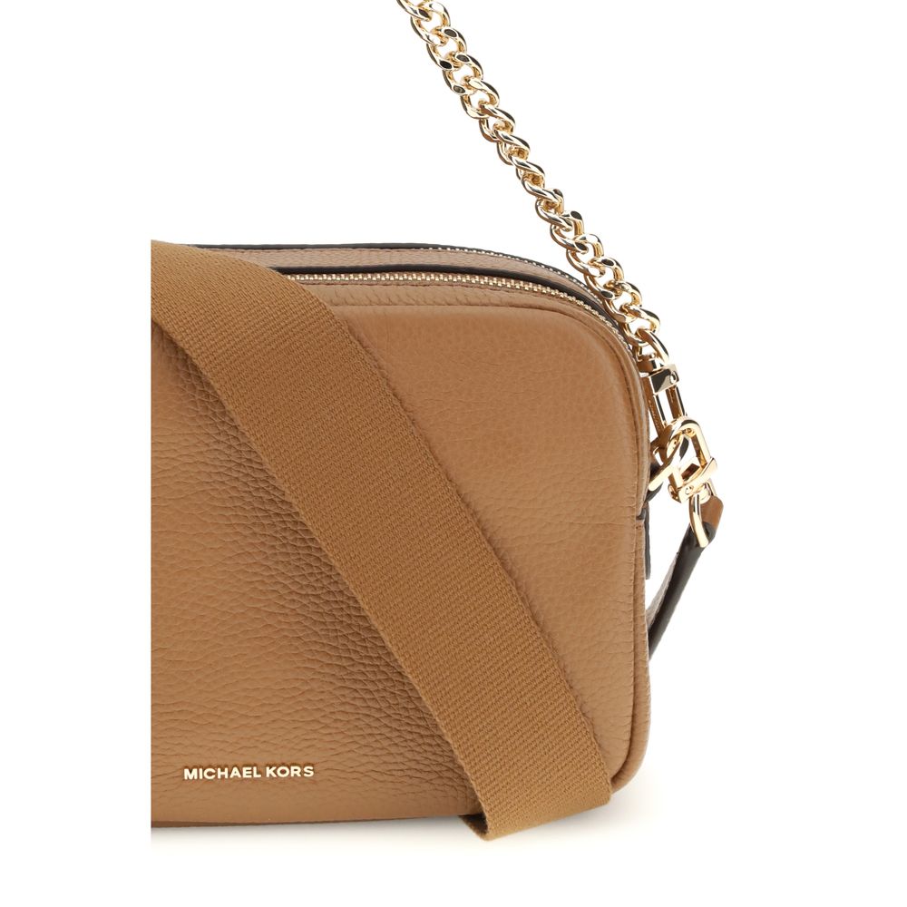 Sac bandoulière Michael Kors en cuir de veau marron Bos Taurus