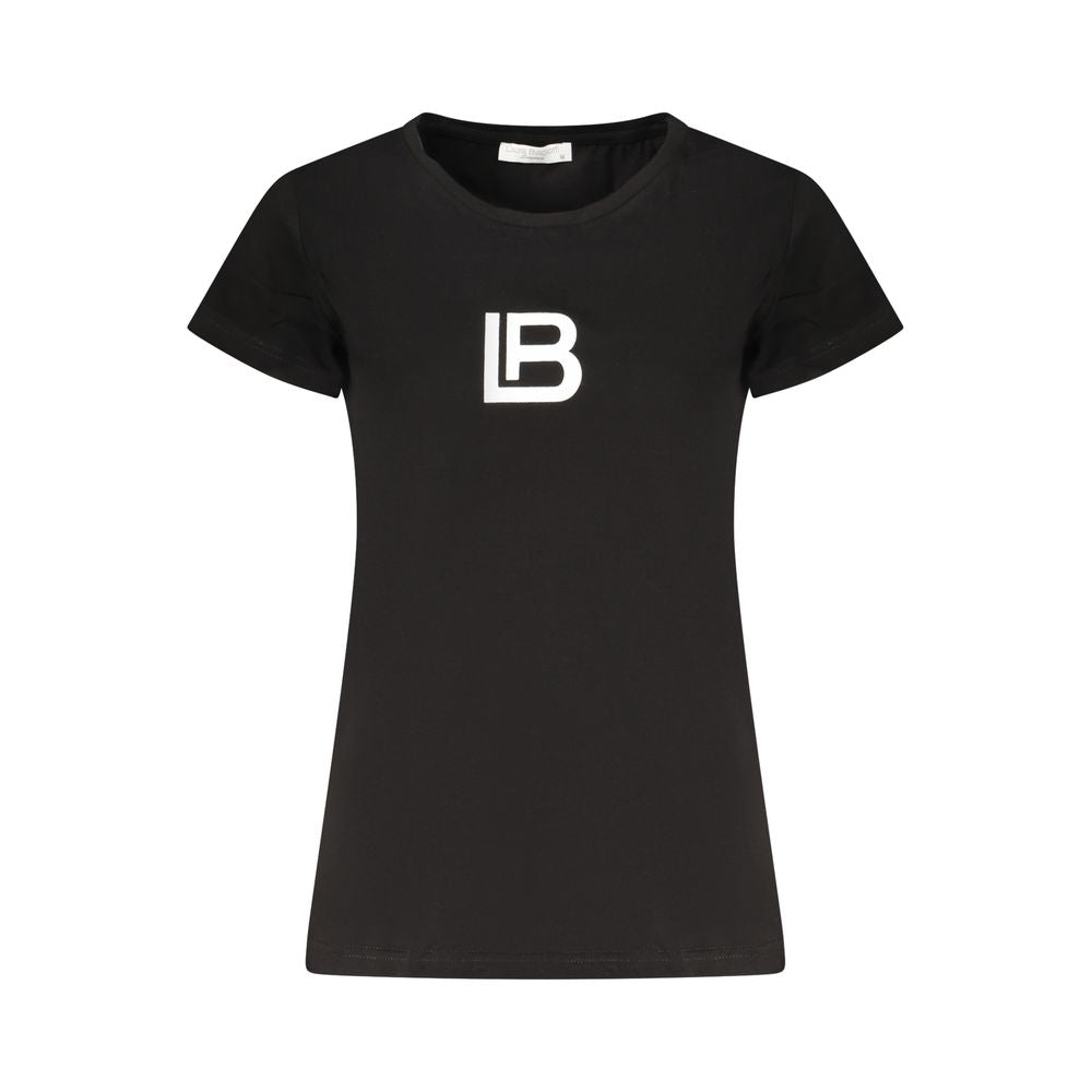 Laura Biagiotti Black Cotton Women Intimate T-Shirt