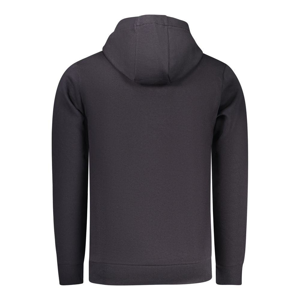 Sweat à capuche en coton Rifle bleu pour homme