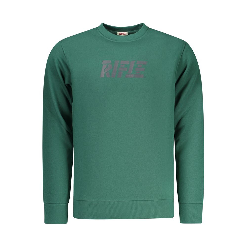 Sweat-shirt Rifle Verde en coton pour homme