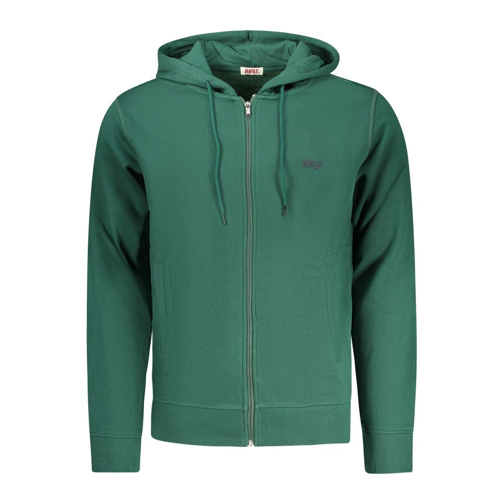 Sweat à capuche Rifle Verde en coton pour homme