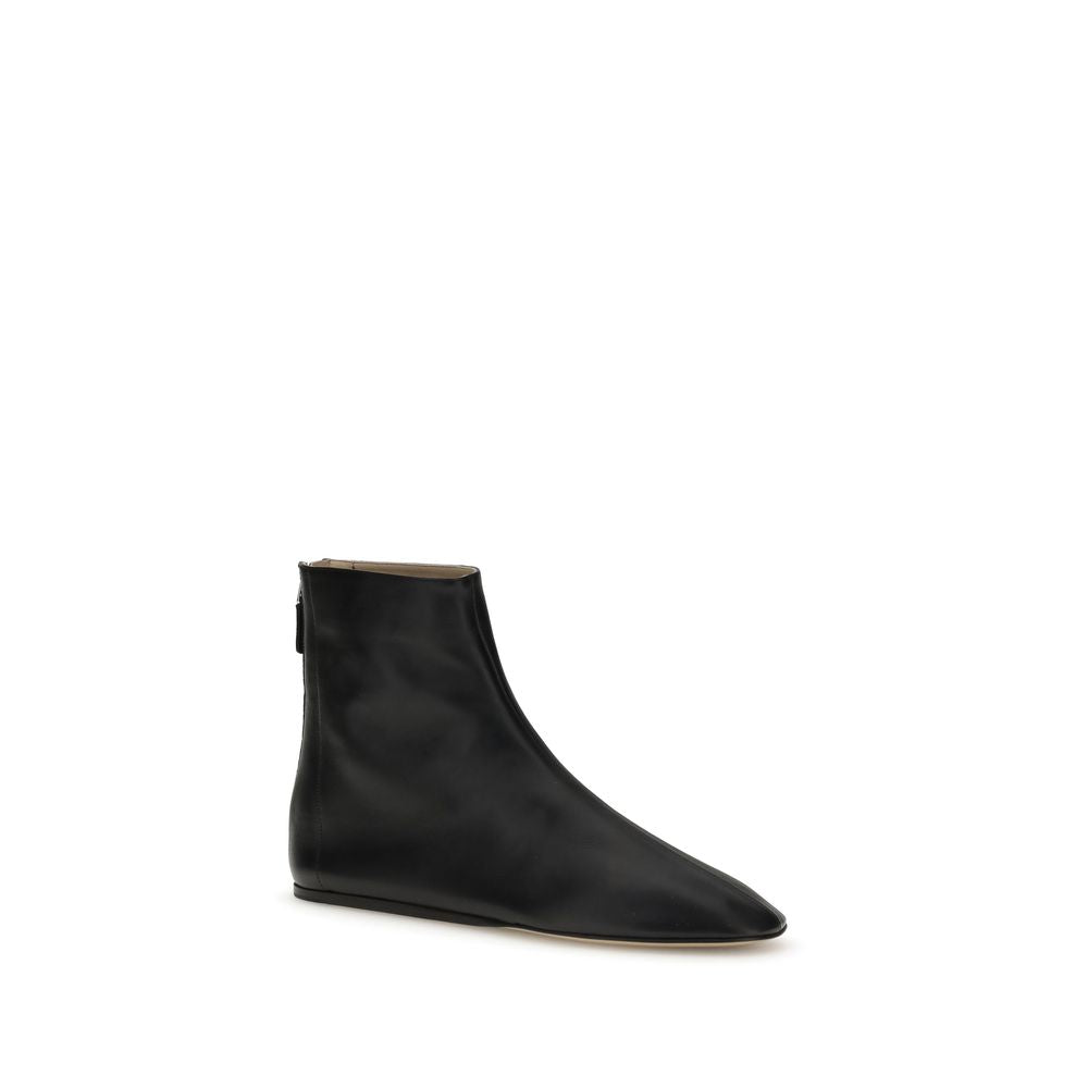 Le Monde Béryl Black Lamb Ovis Aries Aries Ankle Boots