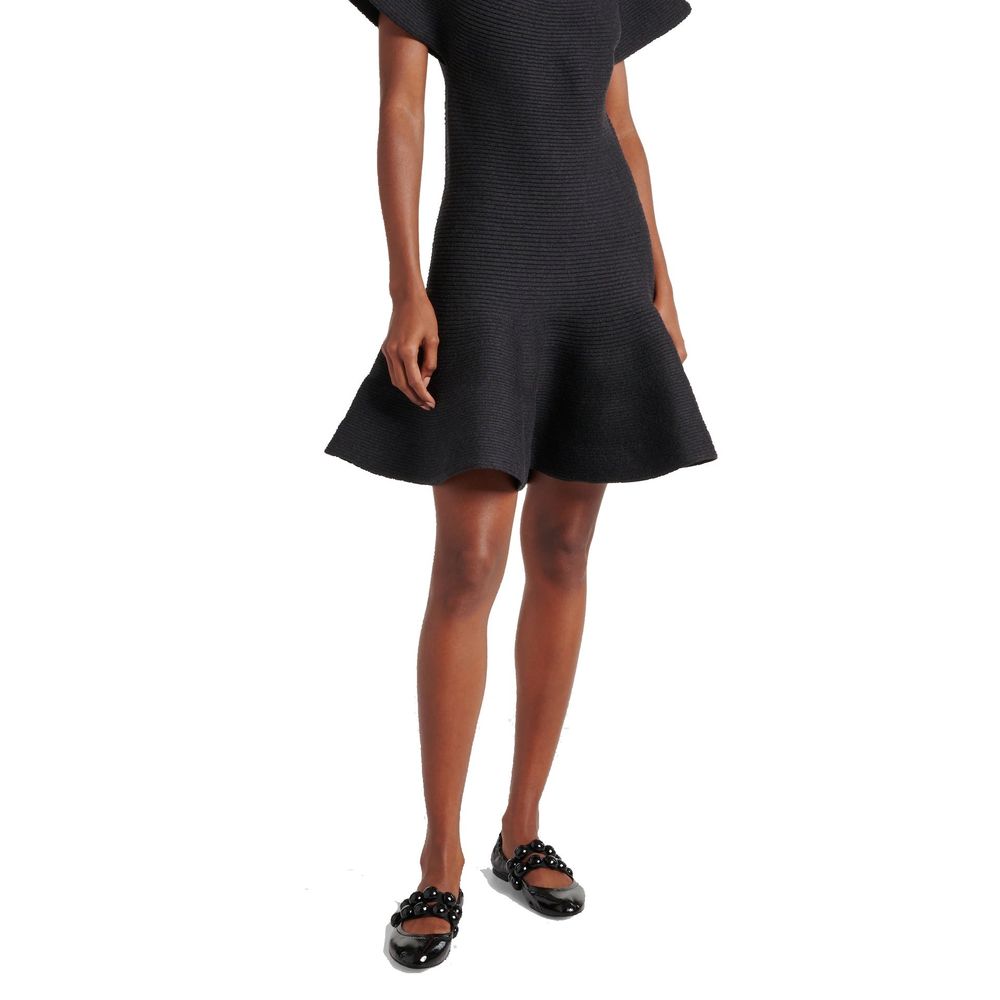 Alaïa Black Calfskin Moccassin