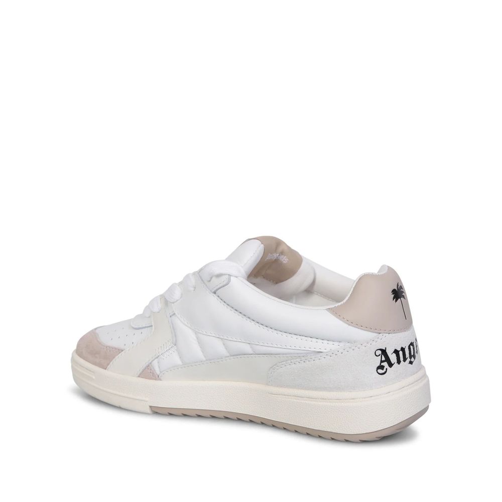 Baskets Palm Angels en cuir de veau blanc