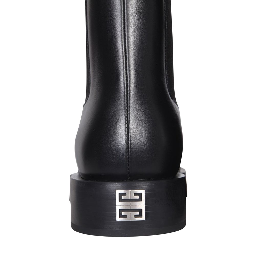 Givenchy Black Calfskin Chelsea Boots