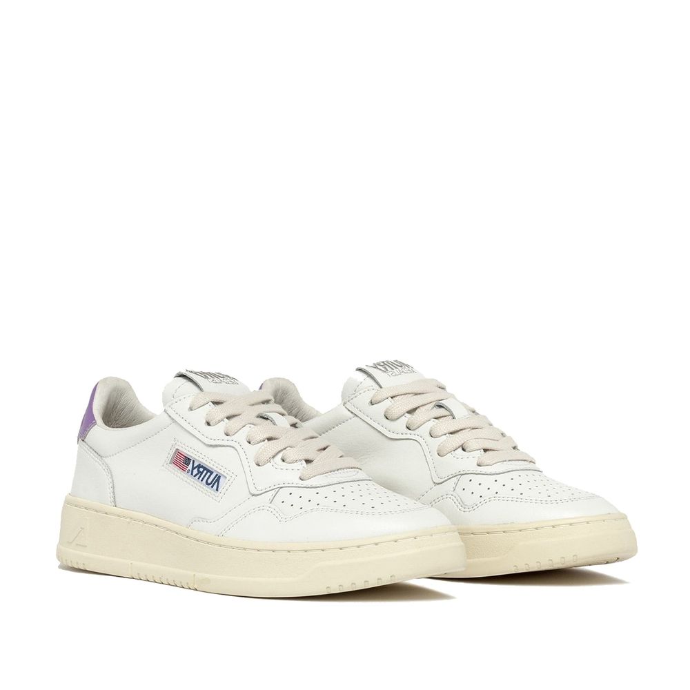 Autry White Leather Sneakers