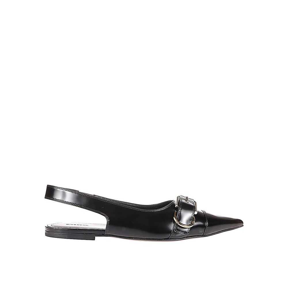 Givenchy Black Calfskin Ballet Flats