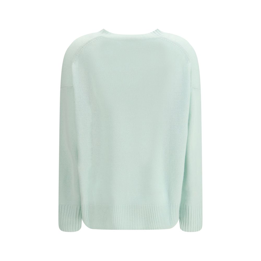 Allude Light Blue Cashmere Cashmere Sweater