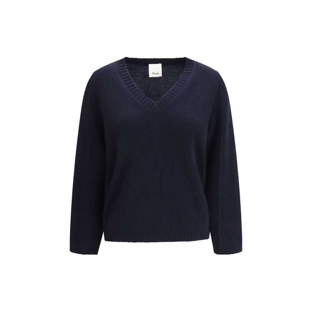 Allude Blue Cashmere Cashmere Sweater