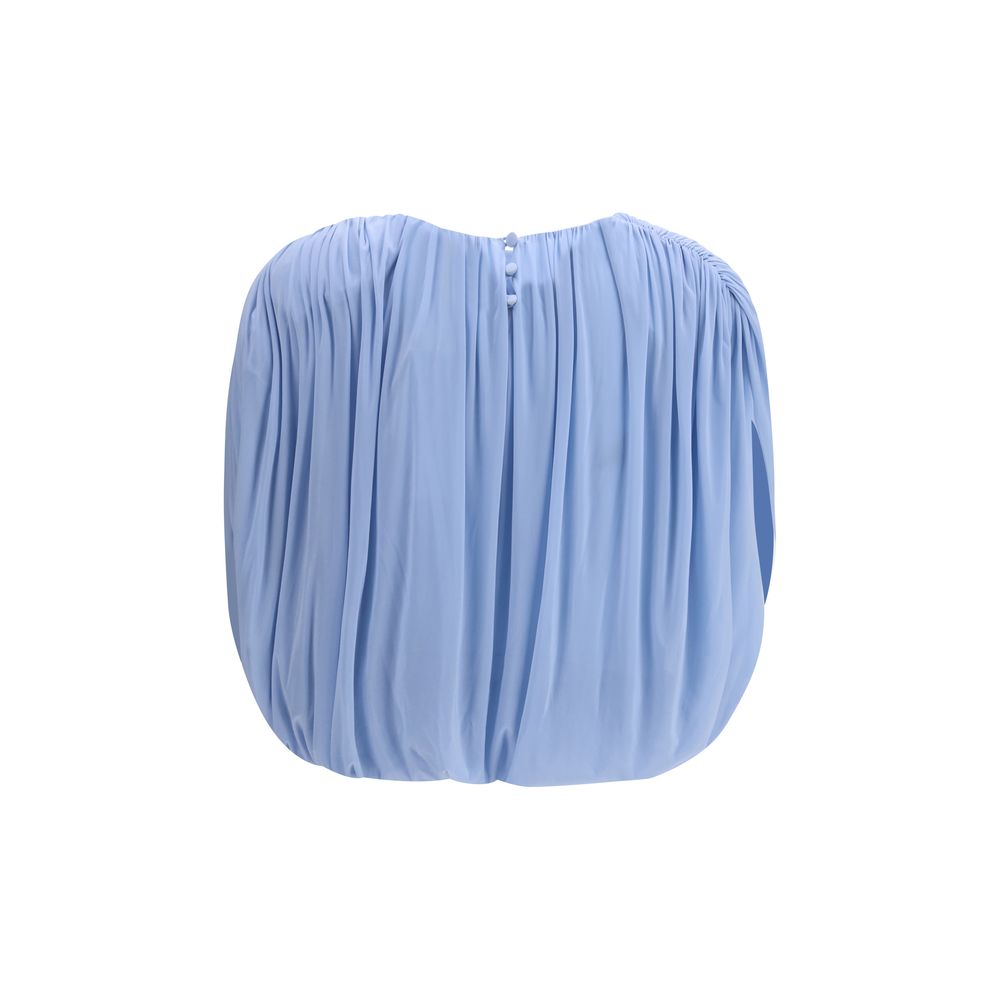 Magda Butrym Light Blue Copper Blouse