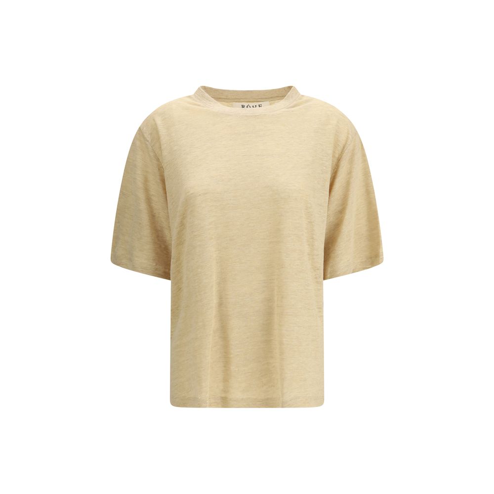 Rohe Beige Linen T-Shirt