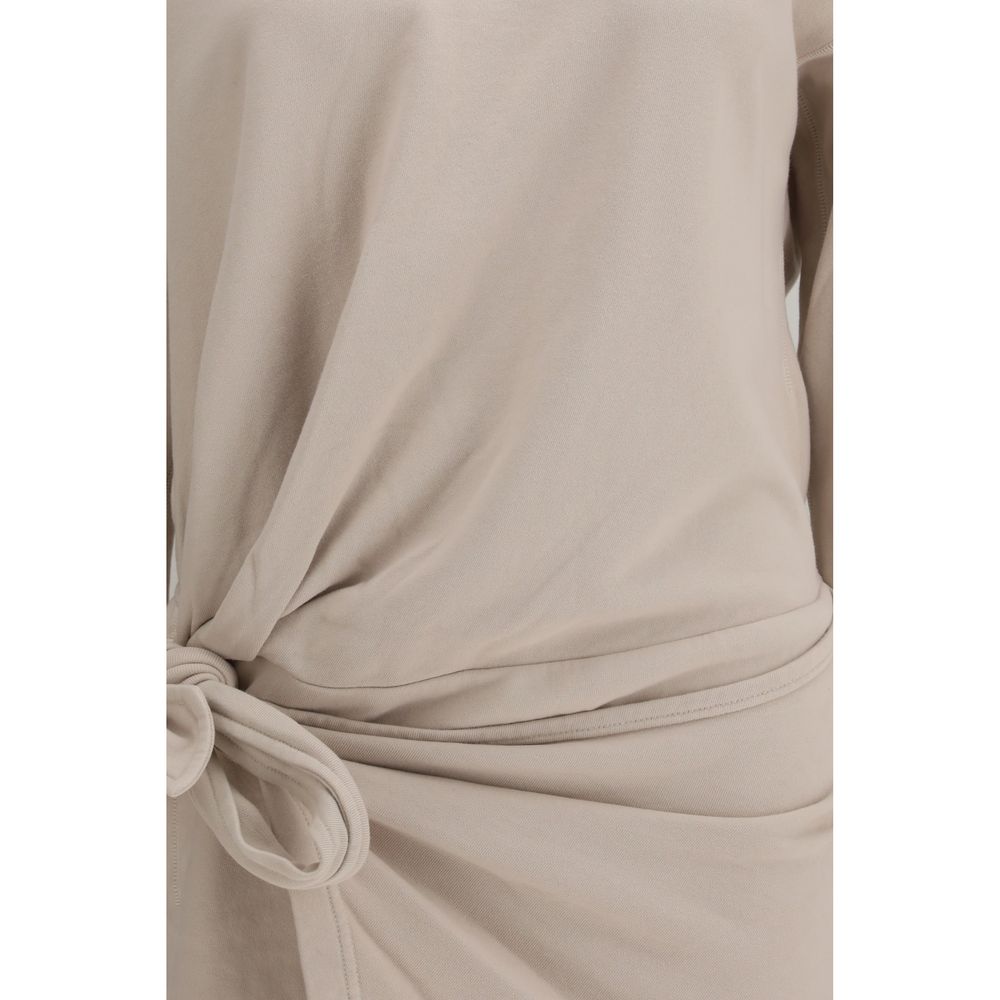 Marant Etoile Beige Cotton Casual Dress